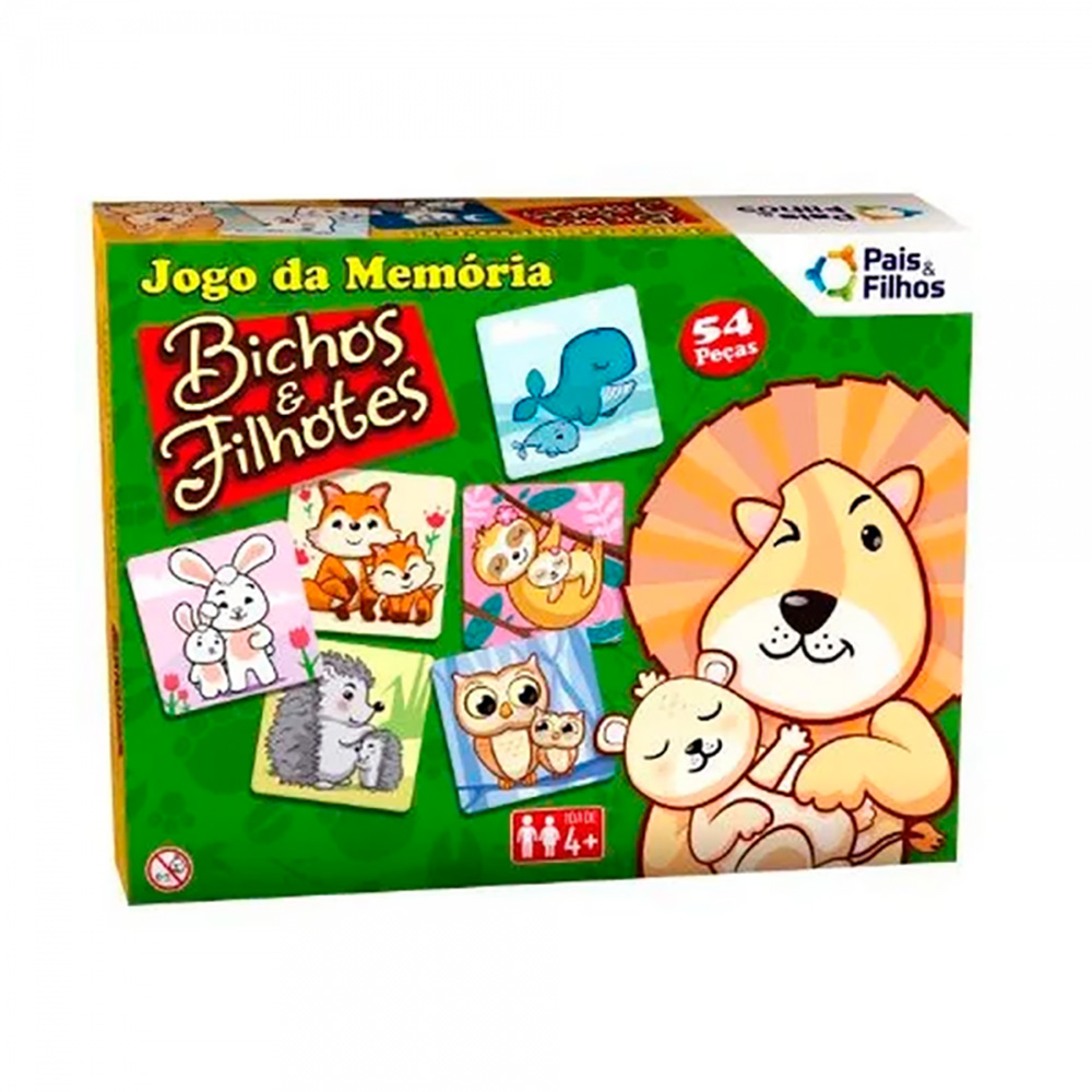 JOGO DA MEMÓRIA BICHOS E FILHOTES PAIS E FILHOS JOGO DA MEMÓRIA BICHOS E FILHOTES PAIS E FILHOS