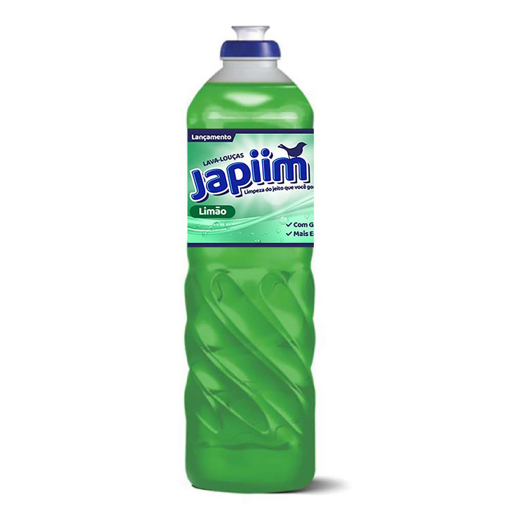 Detergente Líquido Limão 500ml Japiim    Detergente Líquido Limão 500ml Japiim