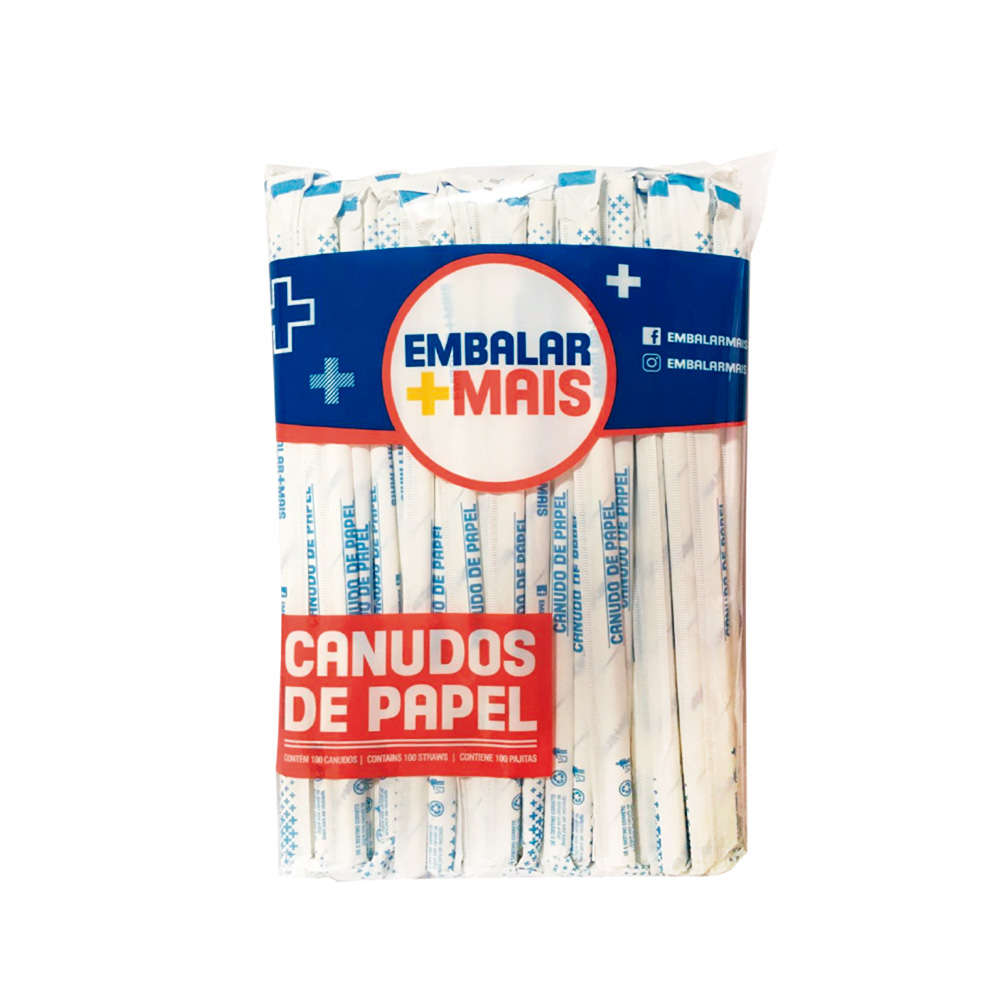 CANUDO PAPEL SACHÊ 6MM EMBALAR MAIS C/100 UNIDADES CANUDO PAPEL SACHÊ 6MM EMBALAR MAIS C/100 UNIDADES