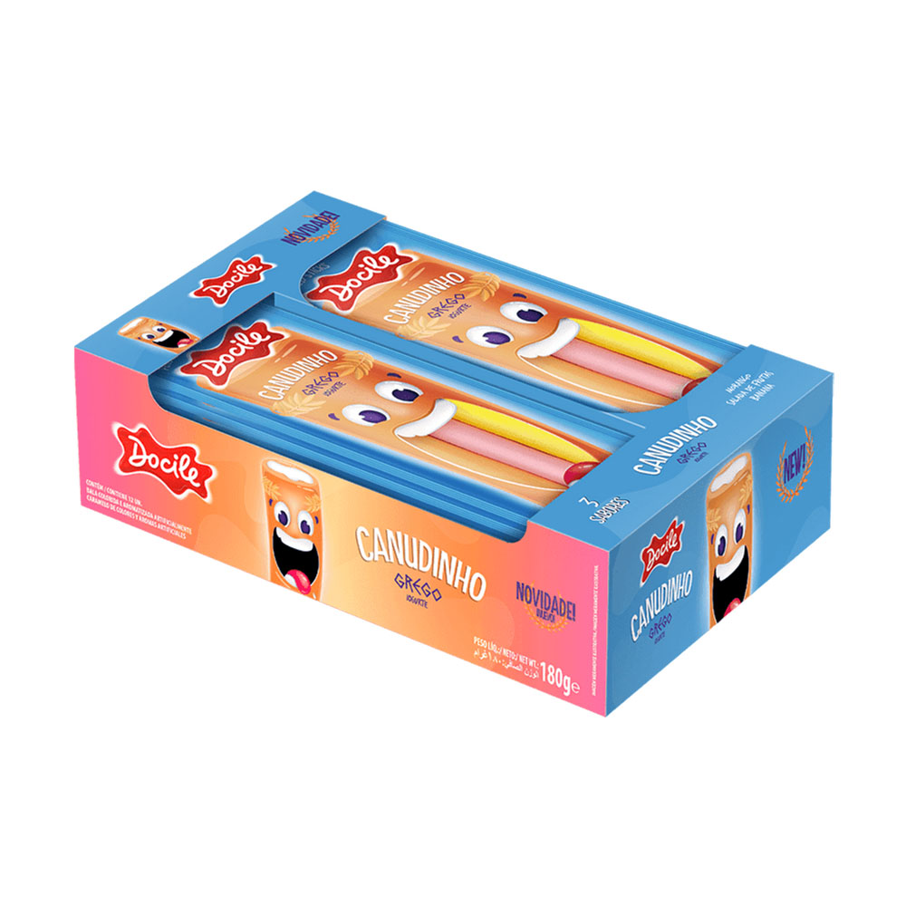 Canudinho Regaliz Grego 12unX15g - Docile Canudinho Regaliz Grego 12unX15g - Docile