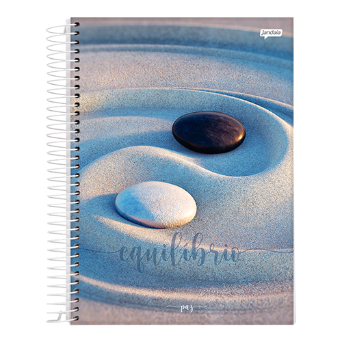 CADERNO UNIVERSITÁRIO 10 MATERIAS CAPA DURA PAZ JANDAIA 68776-77 160FLS                                                                                                                                                             