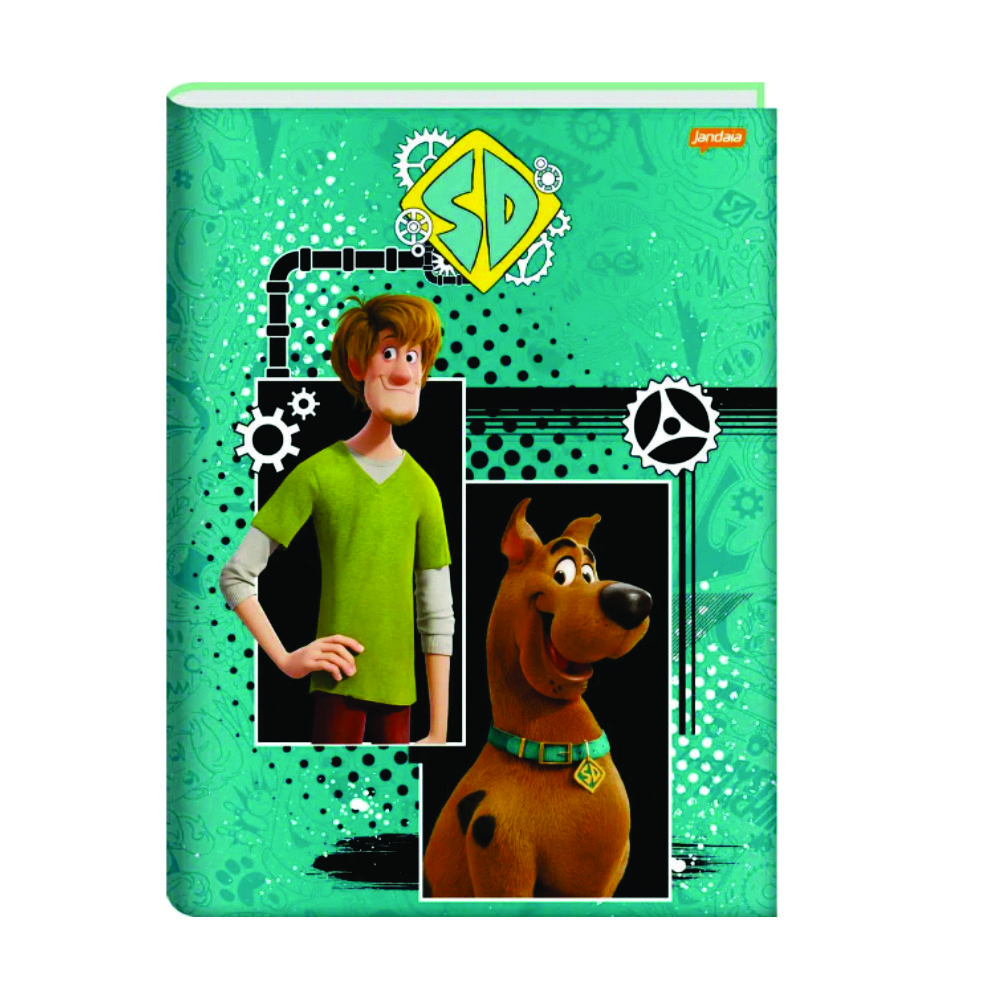 CADERNO BROCHURÃO CAPA DURA 80FL SCOOBY DOO JANDAIA CADERNO BROCHURÃO CAPA DURA 80FL SCOOBY DOO JANDAIA