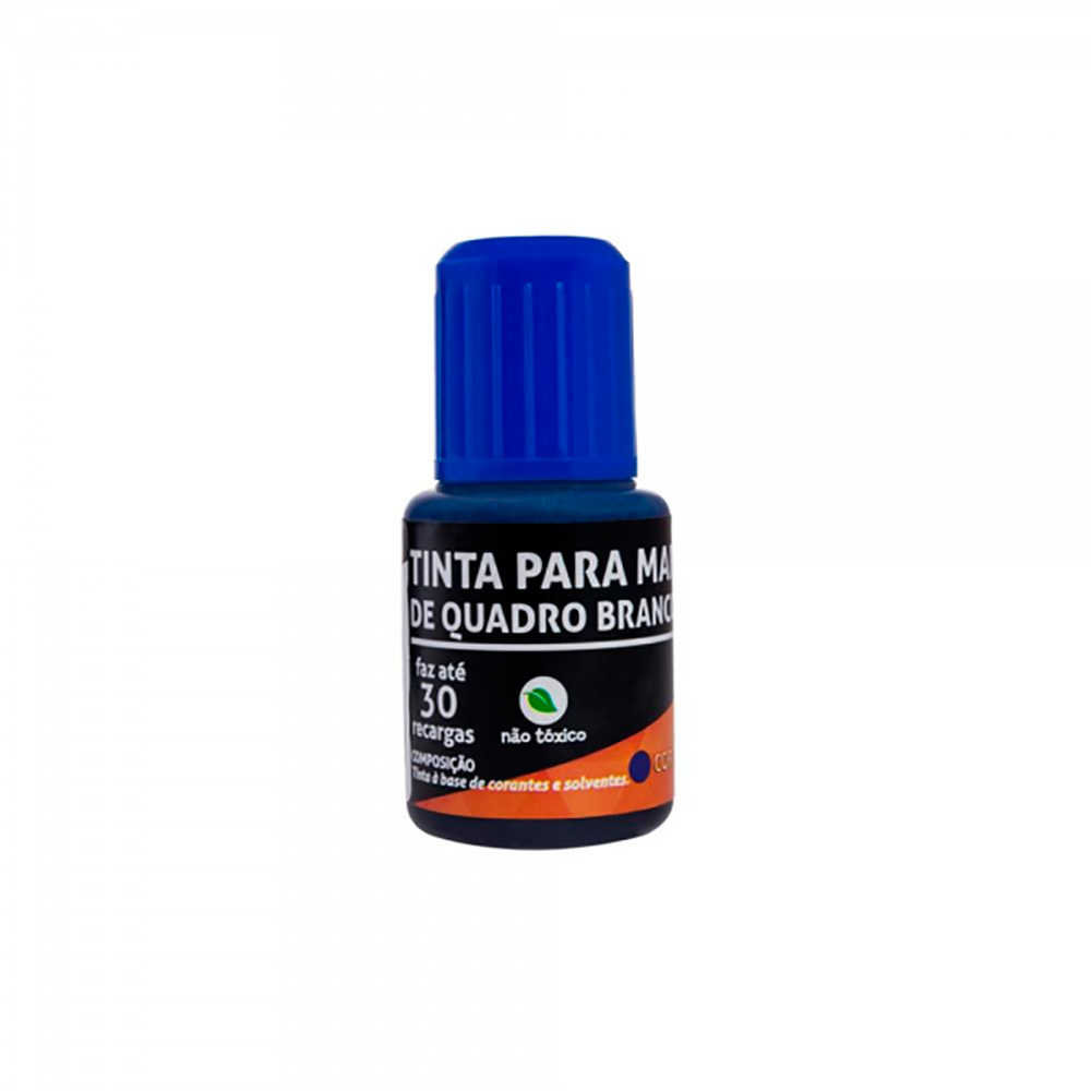 TINTA P/ PINCEL DE QUADRO BRANCO 20ML COR AZUL - JOCAR OFFICE TINTA P/ PINCEL DE QUADRO BRANCO 20ML COR AZUL - JOCAR OFFICE