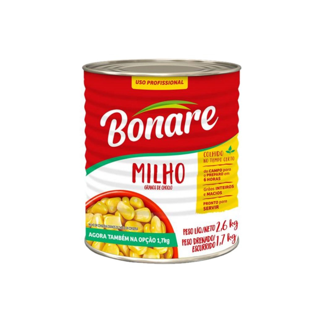 MILHO BONARE 1,7KG                                                                                                                                                                                       MILHO BONARE 1,7KG