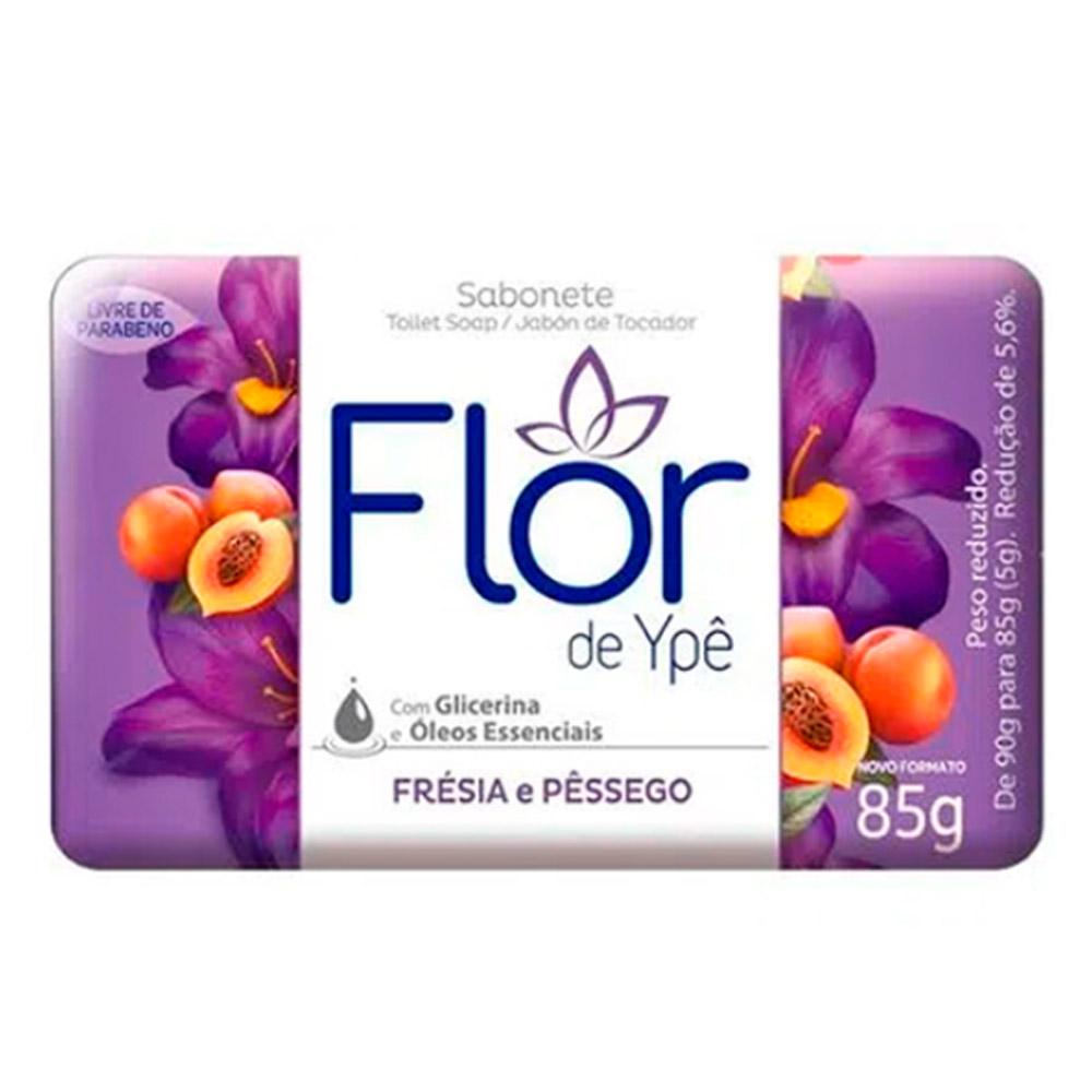 SABONETE FLOR DE YPE FRESIA E PESSEGO - 85G                                                                                                                                                                SABONETE FLOR DE YPE FRESIA E PESSEGO - 85G