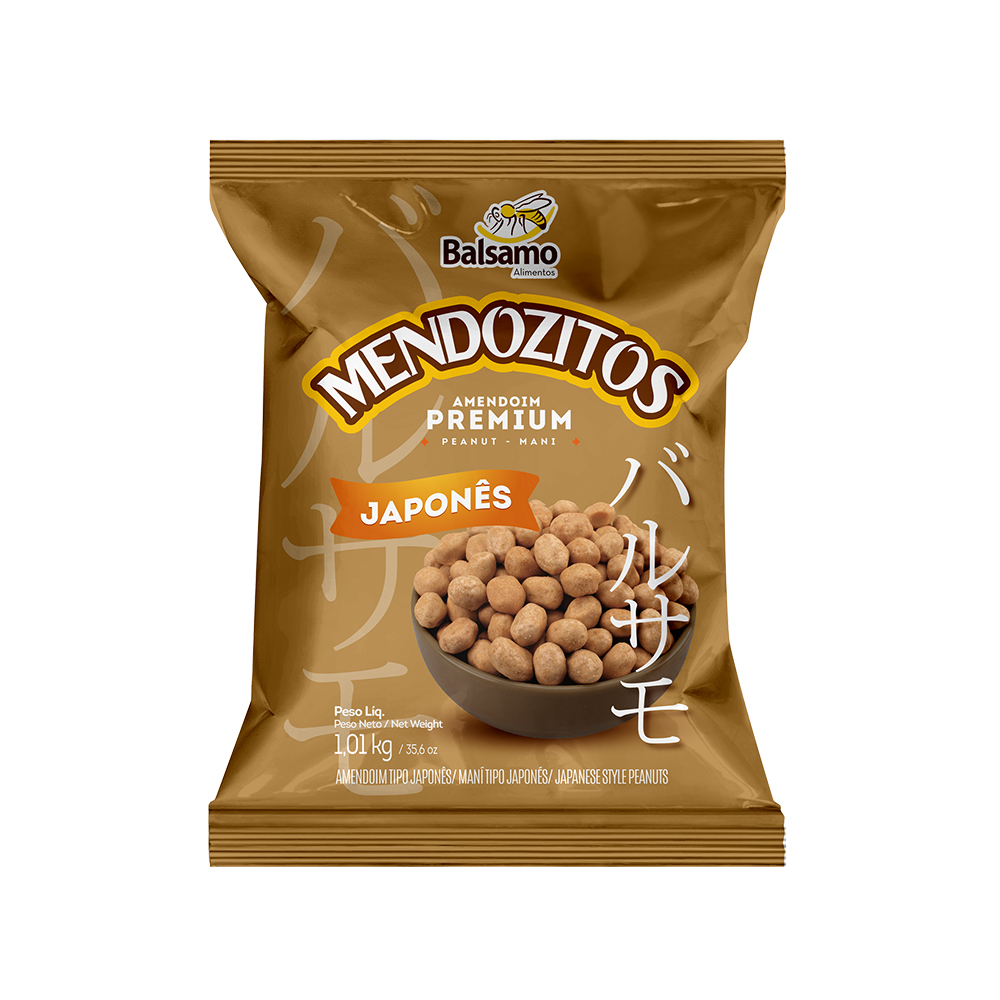 AMENDOIM JAPONES MEDONZITOS 1,01KG - BALSAMO 