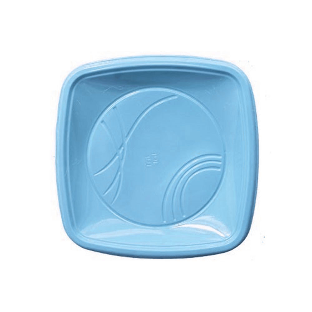 PRATO PLÁSTICO QUADRADO 15CM BIODEGRADÁVEL AZUL COM 10 UN - TRIK PRATO PLÁSTICO QUADRADO 15CM BIODEGRADÁVEL AZUL COM 10 UN - TRIK
