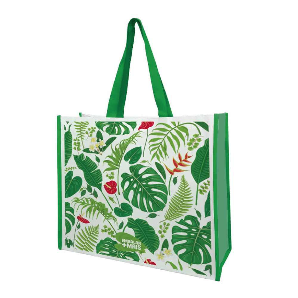 SACOLA DE RAFIA TEMA GREENPACK - EMBALAR MAIS SACOLA DE RAFIA TEMA GREENPACK - EMBALAR MAIS