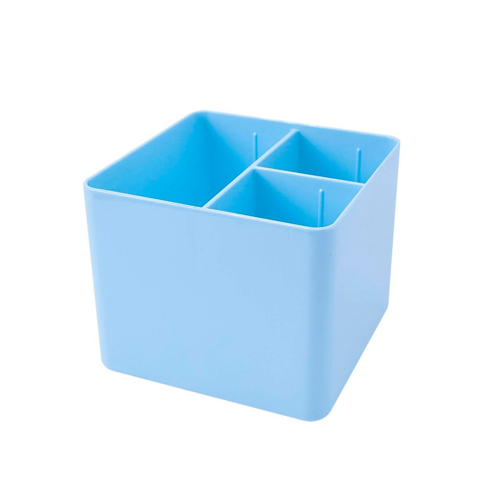 PORTA OBJETOS AZUL PASTEL 3 DIVISORIAS DELLO                        PORTA OBJETOS AZUL PASTEL 3 DIVISORIAS DELLO