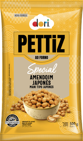 AMENDOIM JAPONES SPECIAL PETTIZ DORI 500G                                                                                                                                                                 AMENDOIM JAPONES SPECIAL PETTIZ DORI 500G