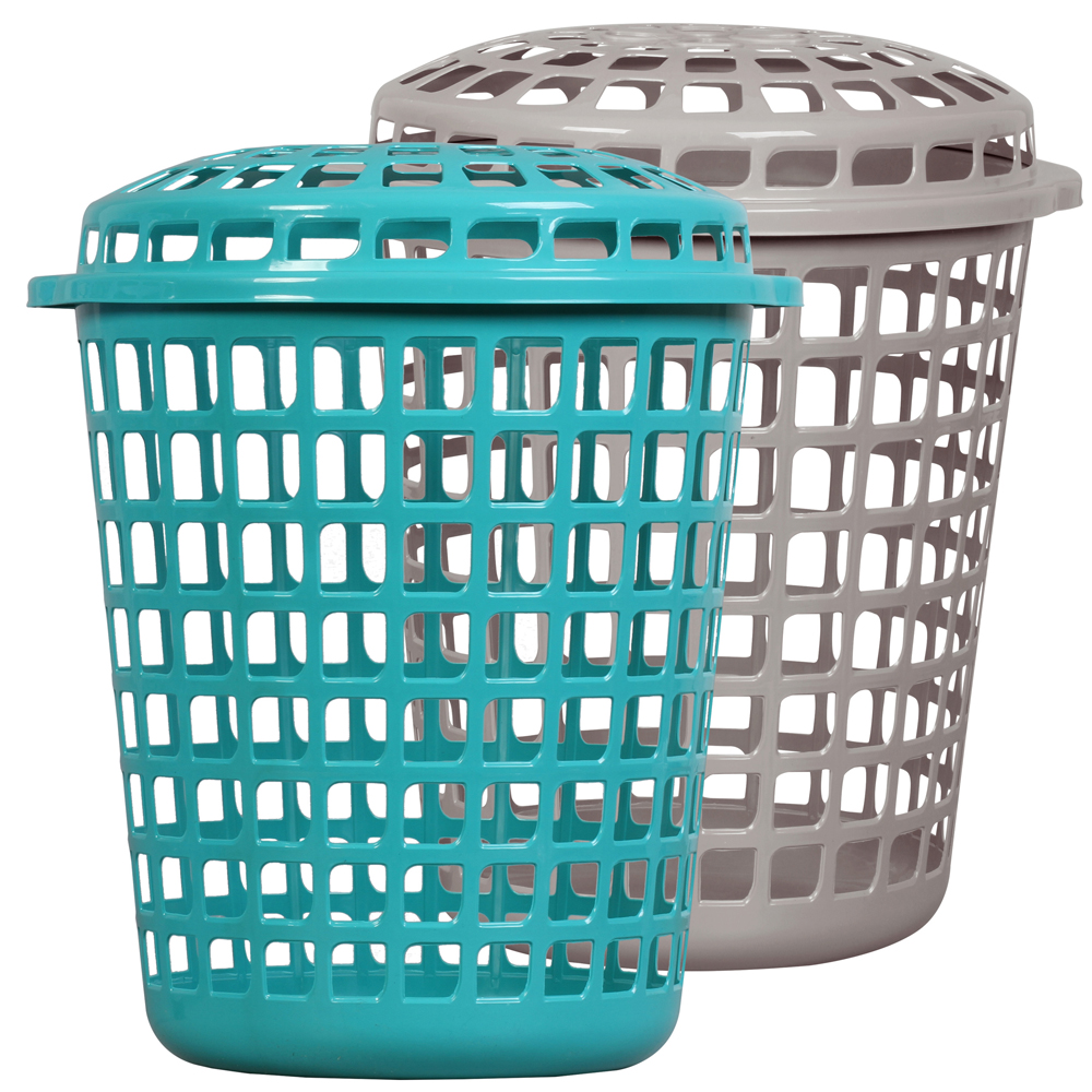 CESTO TELADO REDONDO COM TAMPA 30L - REF.9151 - RISCHIOTO CESTO TELADO REDONDO COM TAMPA 30L - REF.9151 - RISCHIOTO