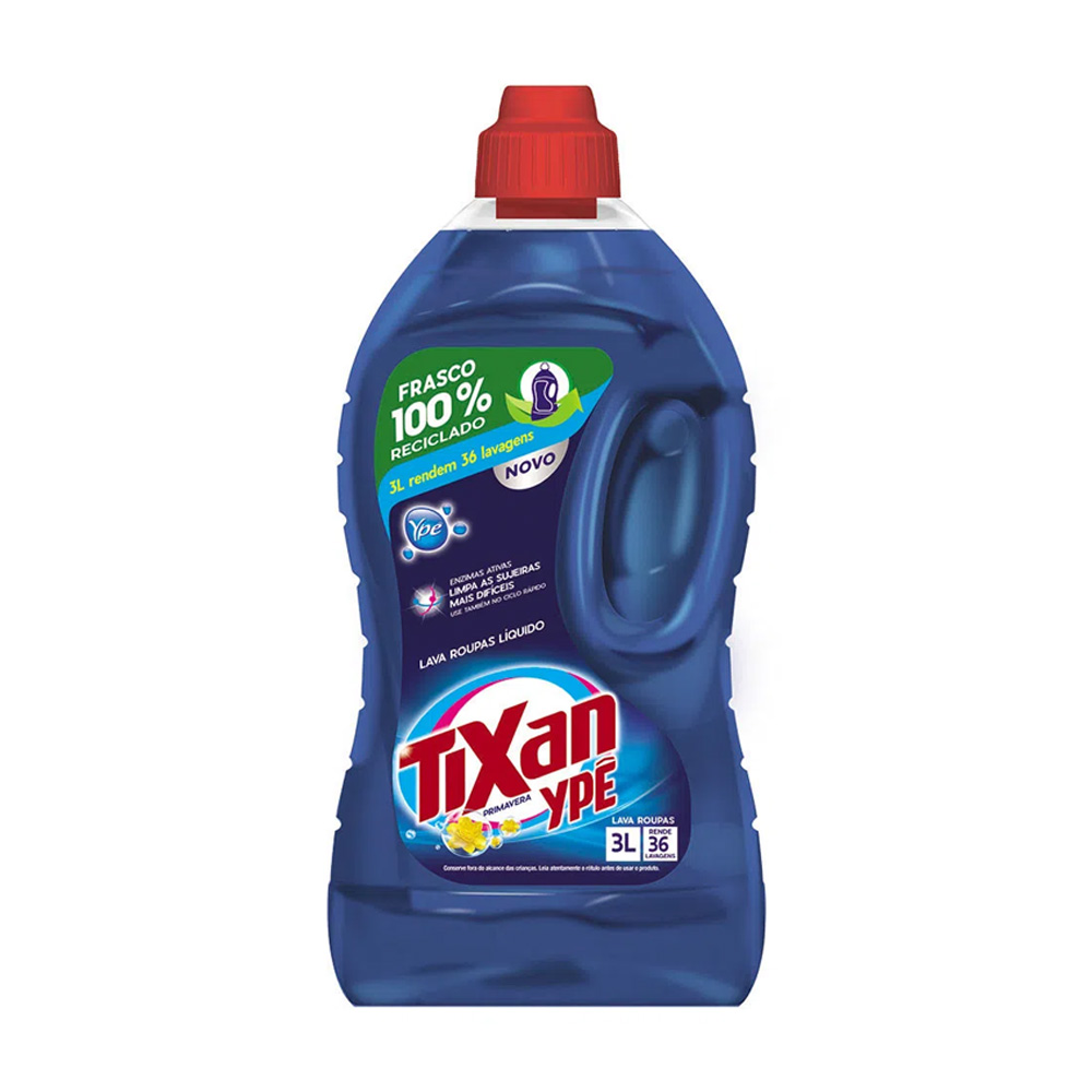 LAVA ROUPAS LIQUIDO PRIMAVERA YPE - 3L<br> LAVA ROUPAS LIQUIDO PRIMAVERA YPE - 3L<br>