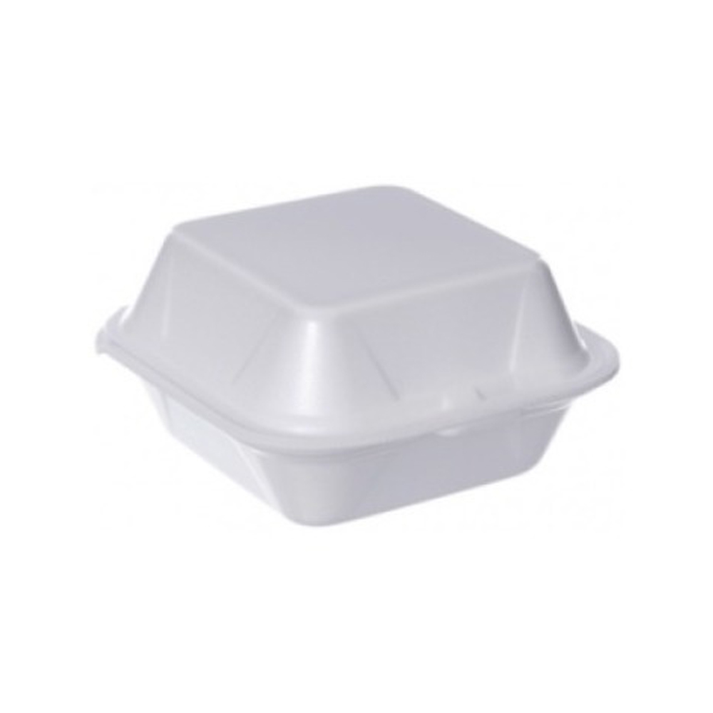 HAMBURGUEIRA ISOPOR DH-02 BRANCA C/100 - DARNEL 