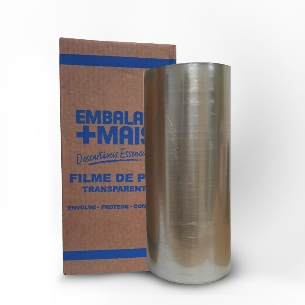 FILME PVC 38X8X1200 METROS - EMBALAR MAIS FILME PVC 38X8X1200 METROS - EMBALAR MAIS