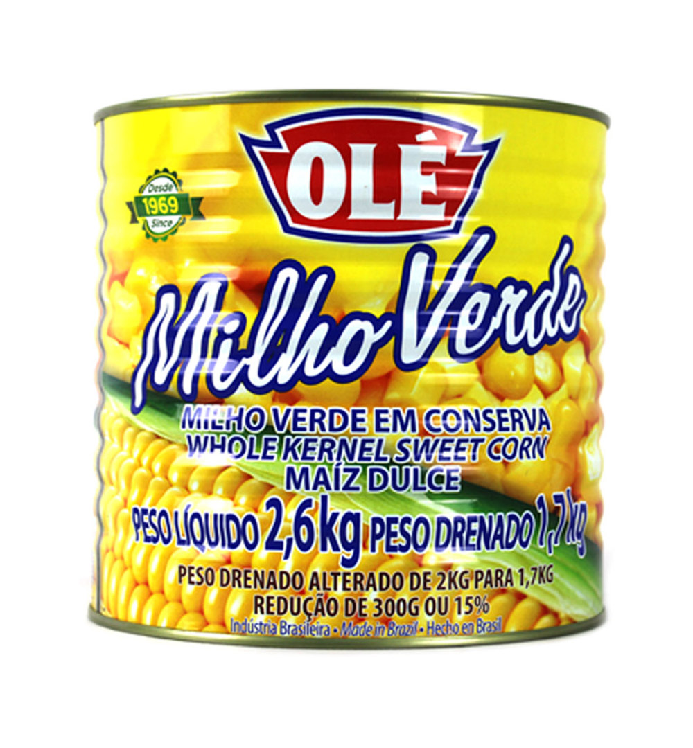 MILHO VERDE OLE 1,7KG                                                                                                                                                                                    MILHO VERDE OLE 1,7KG