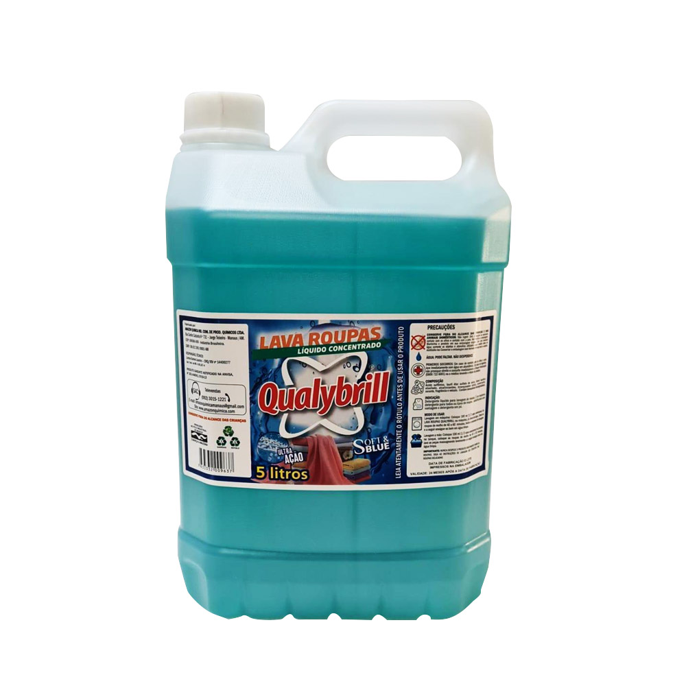 LAVA ROUPAS SOFT & BLUE QUALYBRILL 5L LAVA ROUPAS SOFT & BLUE QUALYBRILL 5L