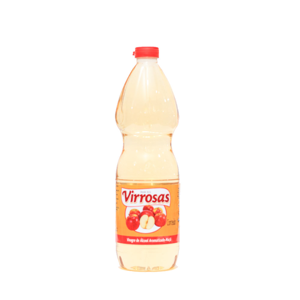 VINAGRE DE ÁLCOOL AROMA MAÇÃ 500ML - VIRROSAS    VINAGRE DE ÁLCOOL AROMA MAÇÃ 500ML - VIRROSAS