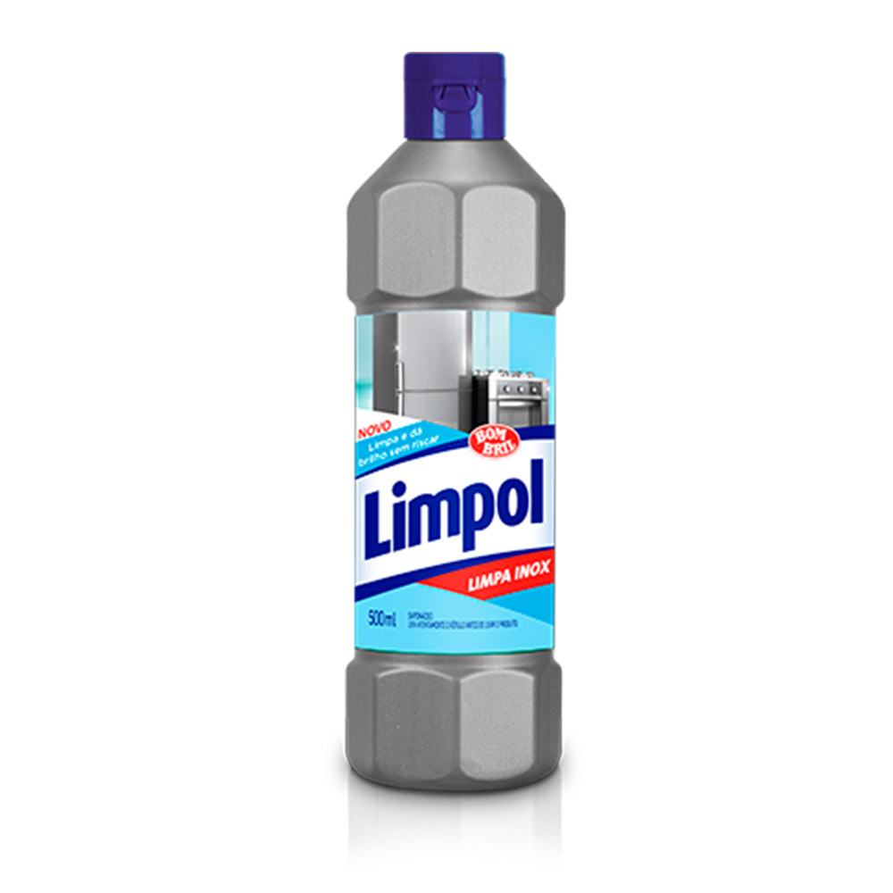 LIMPA INOX 500ML - LIMPOL  LIMPA INOX 500ML - LIMPOL