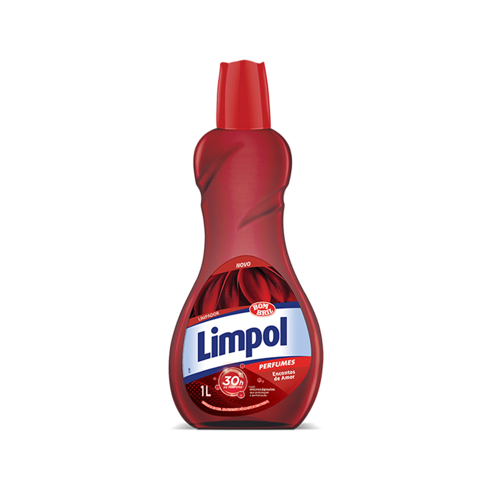 LIMPADOR PERFUMADO ENCANTOS DE AMOR 1L - LIMPOL  LIMPADOR PERFUMADO ENCANTOS DE AMOR 1L - LIMPOL