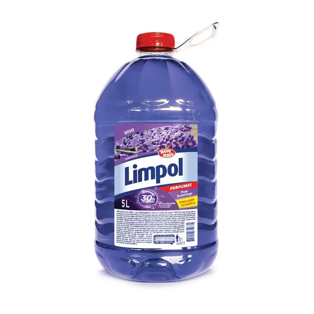 LIMPADOR PERFUMADO PURO ACONCHEGO 5L - LIMPOL  LIMPADOR PERFUMADO PURO ACONCHEGO 5L - LIMPOL