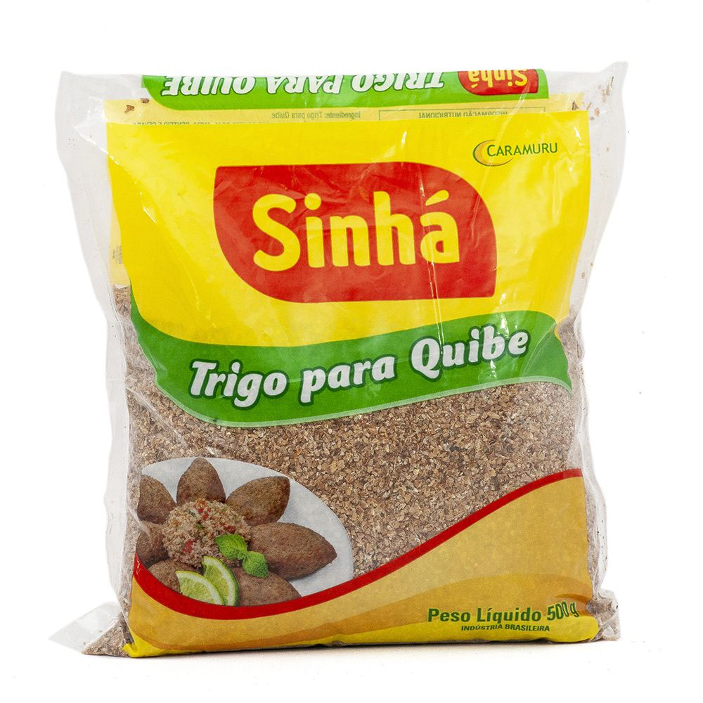 TRIGO PARA QUIBE SINHA 500G                                                                                                                                                                                TRIGO PARA QUIBE SINHA 500G
