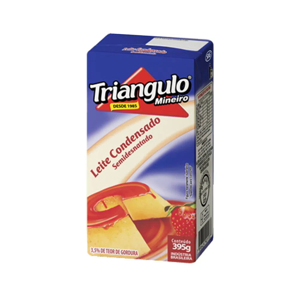 LEITE CONDENSADO SEMIDESNATADO TRIÂNGULO MINEIRO 395G<br>