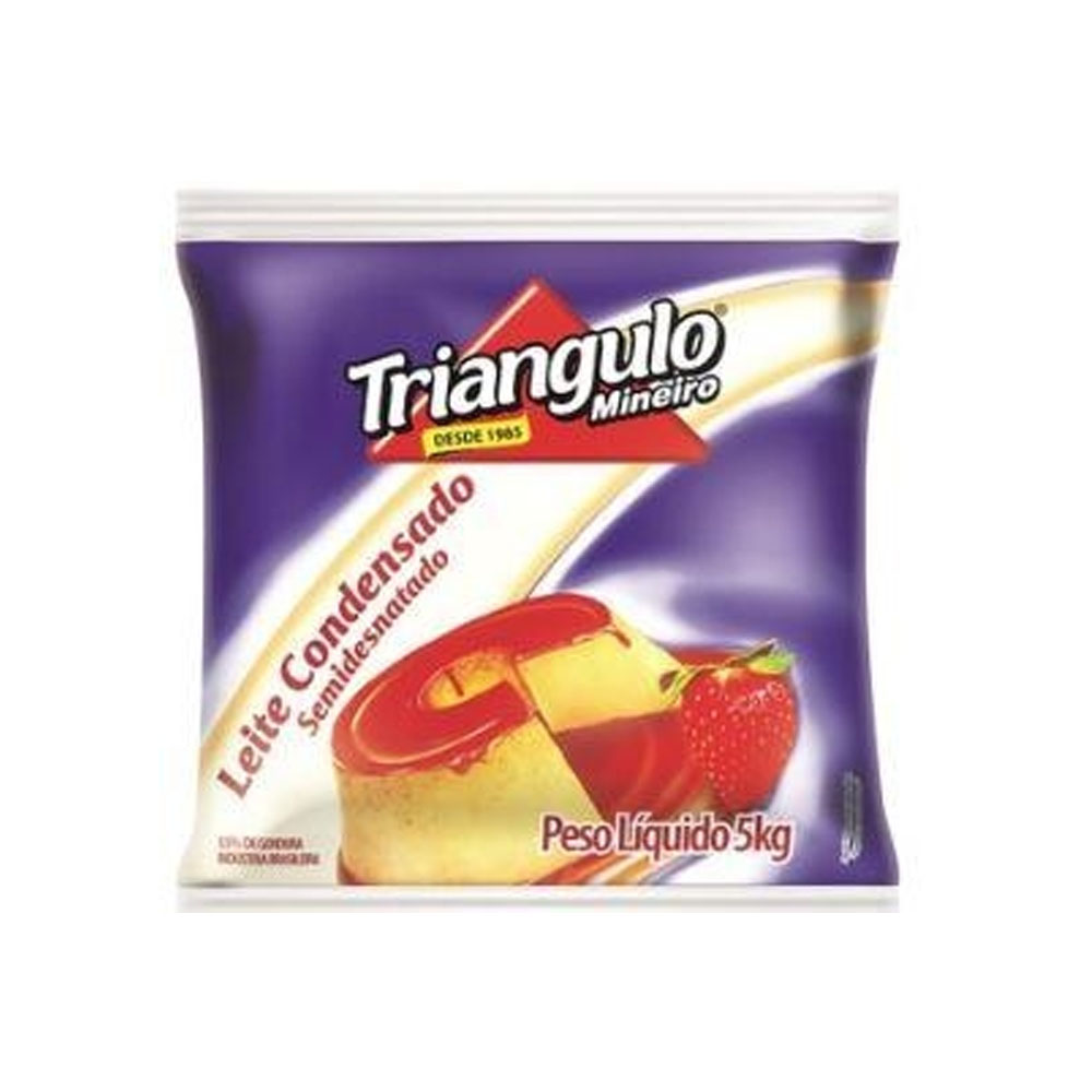 LEITE CONDENSADO SEMIDESNATADO TRIÂNGULO MINEIRO 5KG<br>