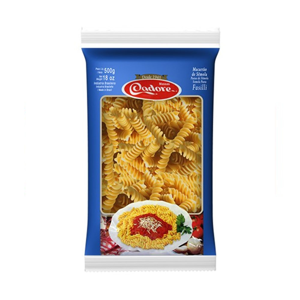 MACARRÃO PARAFUSO 500G -  CADORE   