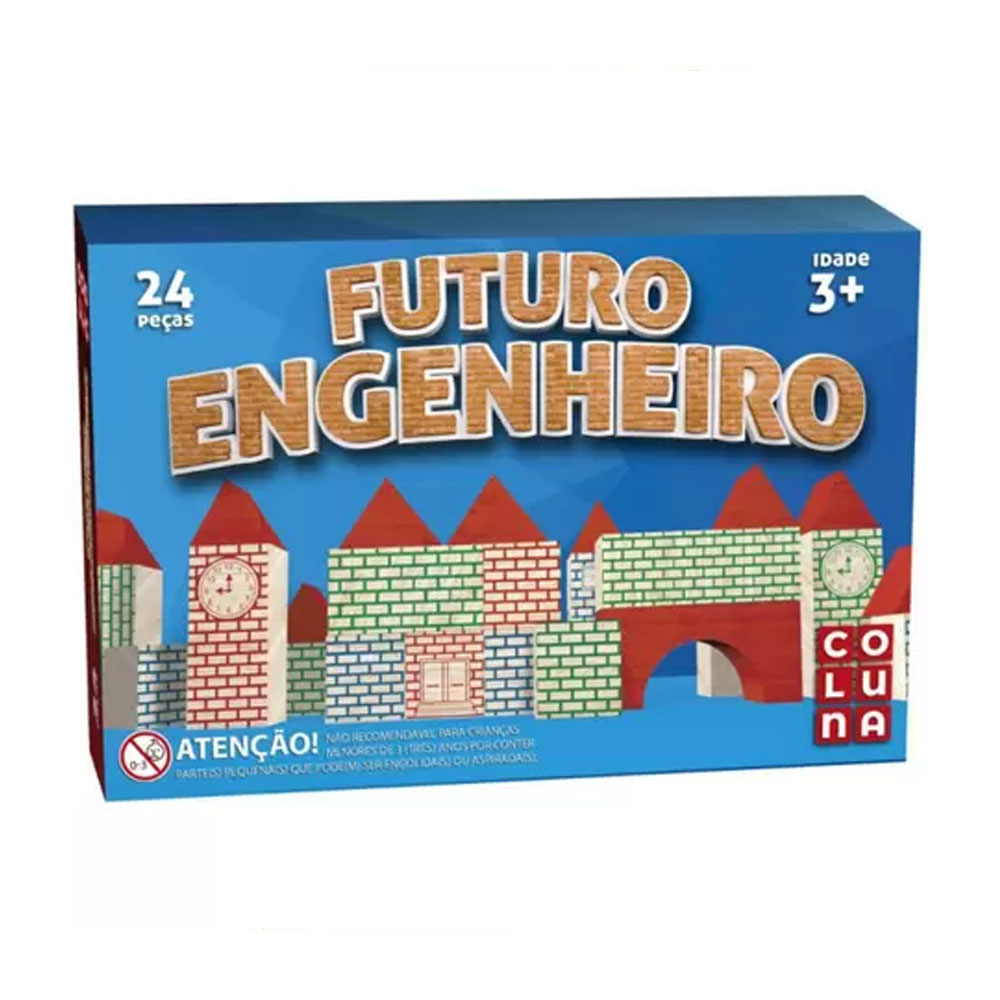 JOGO FUTURO ENGENHEIRO 24 PEÇAS-  COLUNA<br> JOGO FUTURO ENGENHEIRO 24 PEÇAS-  COLUNA<br>