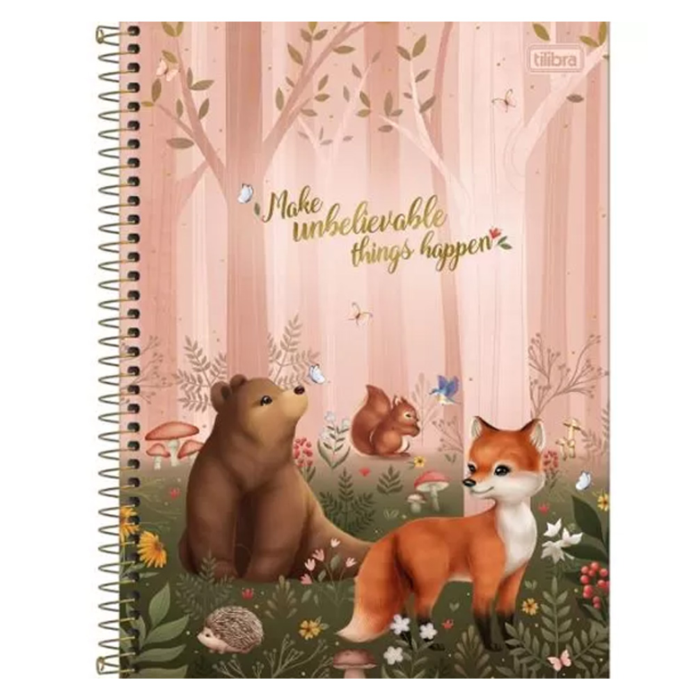 CADERNO UNIVERSITÁRIO 10X1 CAPA DURA 160FL LOVELAND TILIBRA  CADERNO UNIVERSITÁRIO 10X1 CAPA DURA 160FL LOVELAND TILIBRA