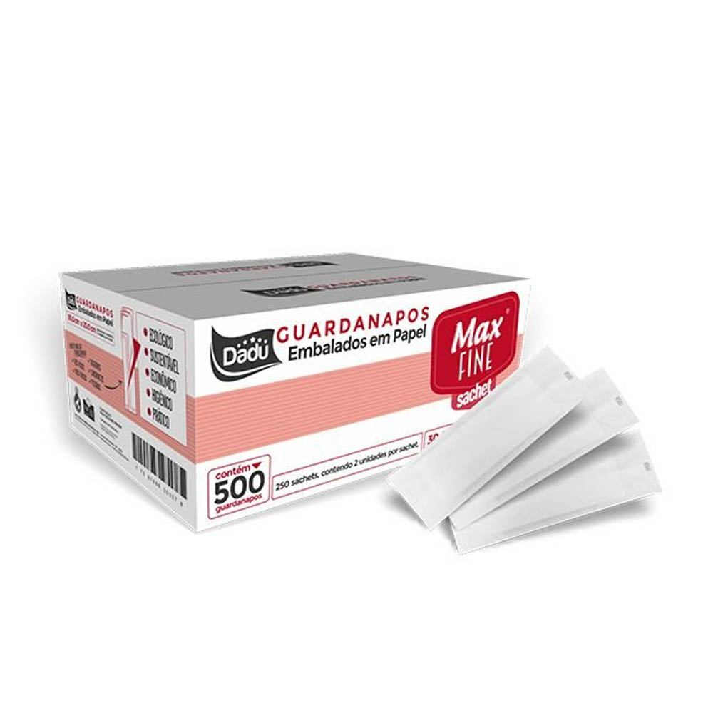 Guardanapo Sachê 30x15 Maxfine C/500 Folhas Guardanapo Sachê 30x15 Maxfine C/500 Folhas