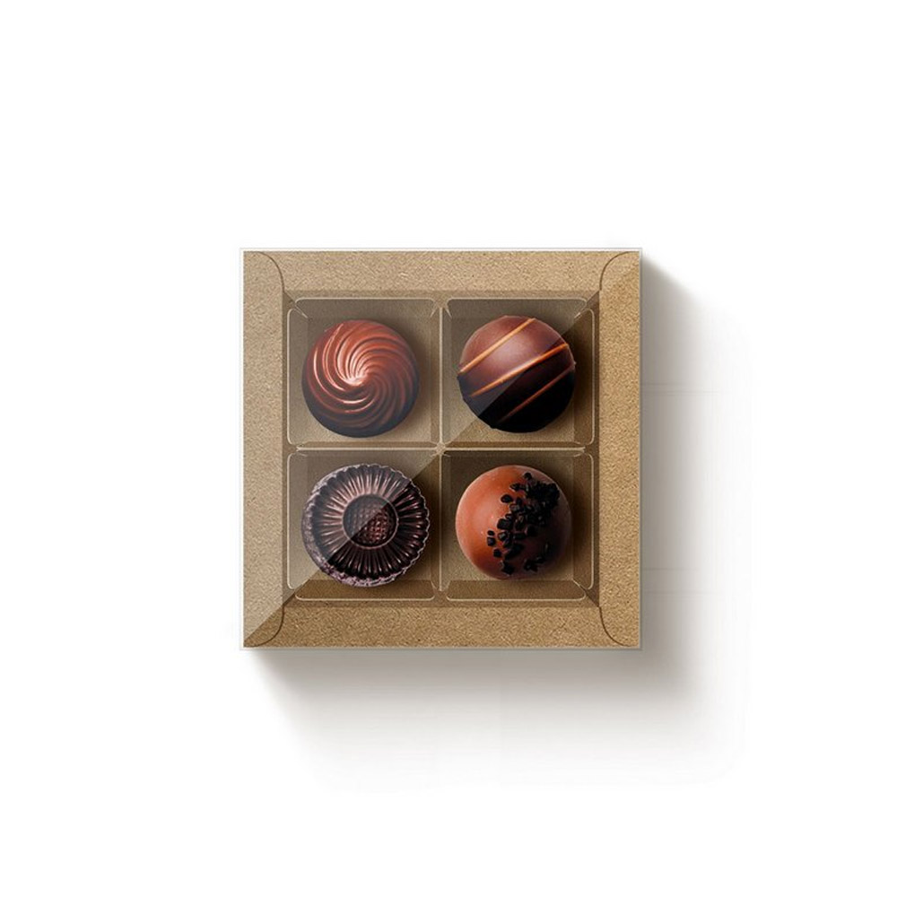 CAIXA P/4 DOCINHOS KRAFT UN - CROMUS  