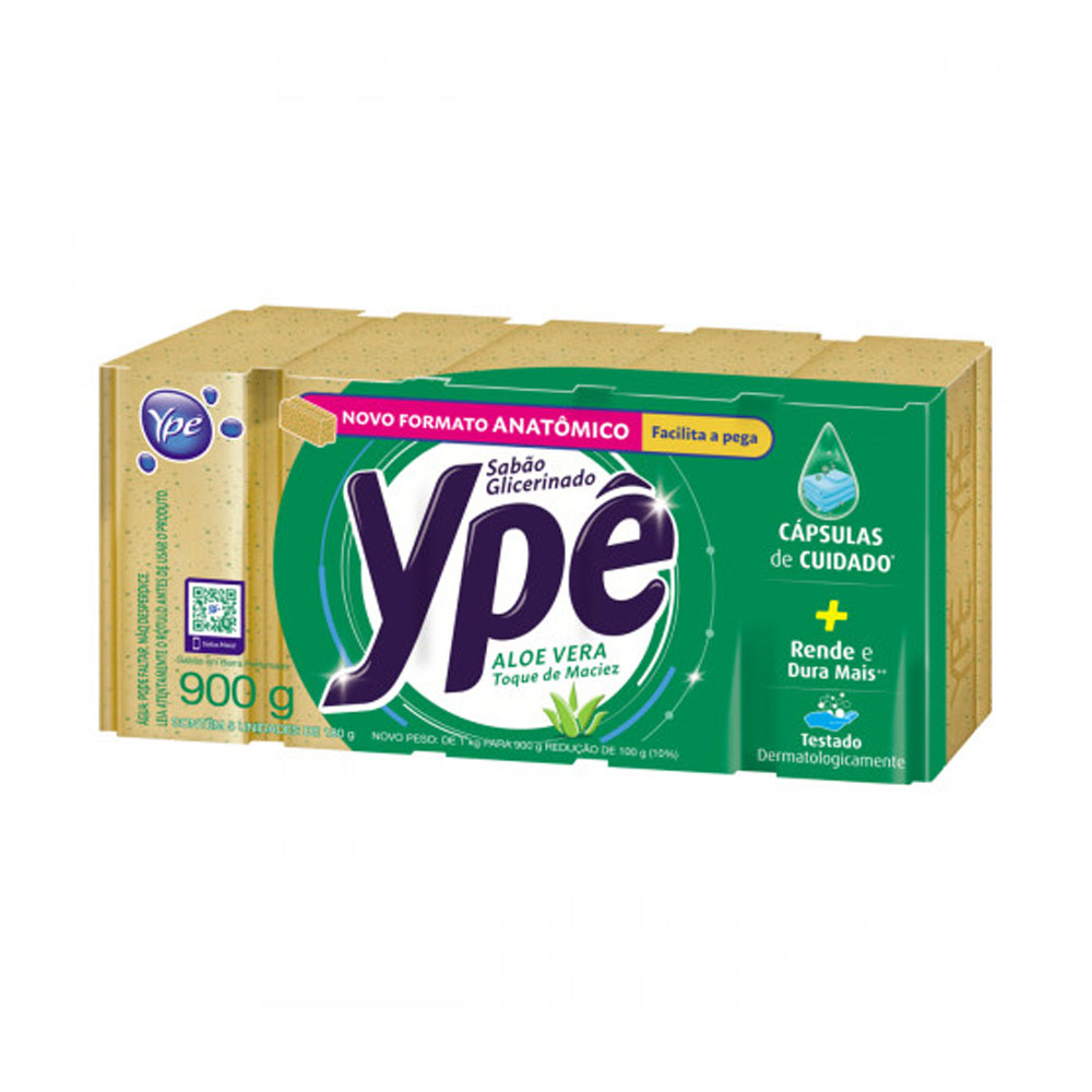 SABÃO EM BARRA ALOE VERA YPÊ 900G<br> SABÃO EM BARRA ALOE VERA YPÊ 900G<br>