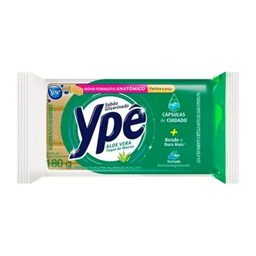 SABÃO EM BARRA ALOE VERA YPÊ 180G<br> SABÃO EM BARRA ALOE VERA YPÊ 180G<br>