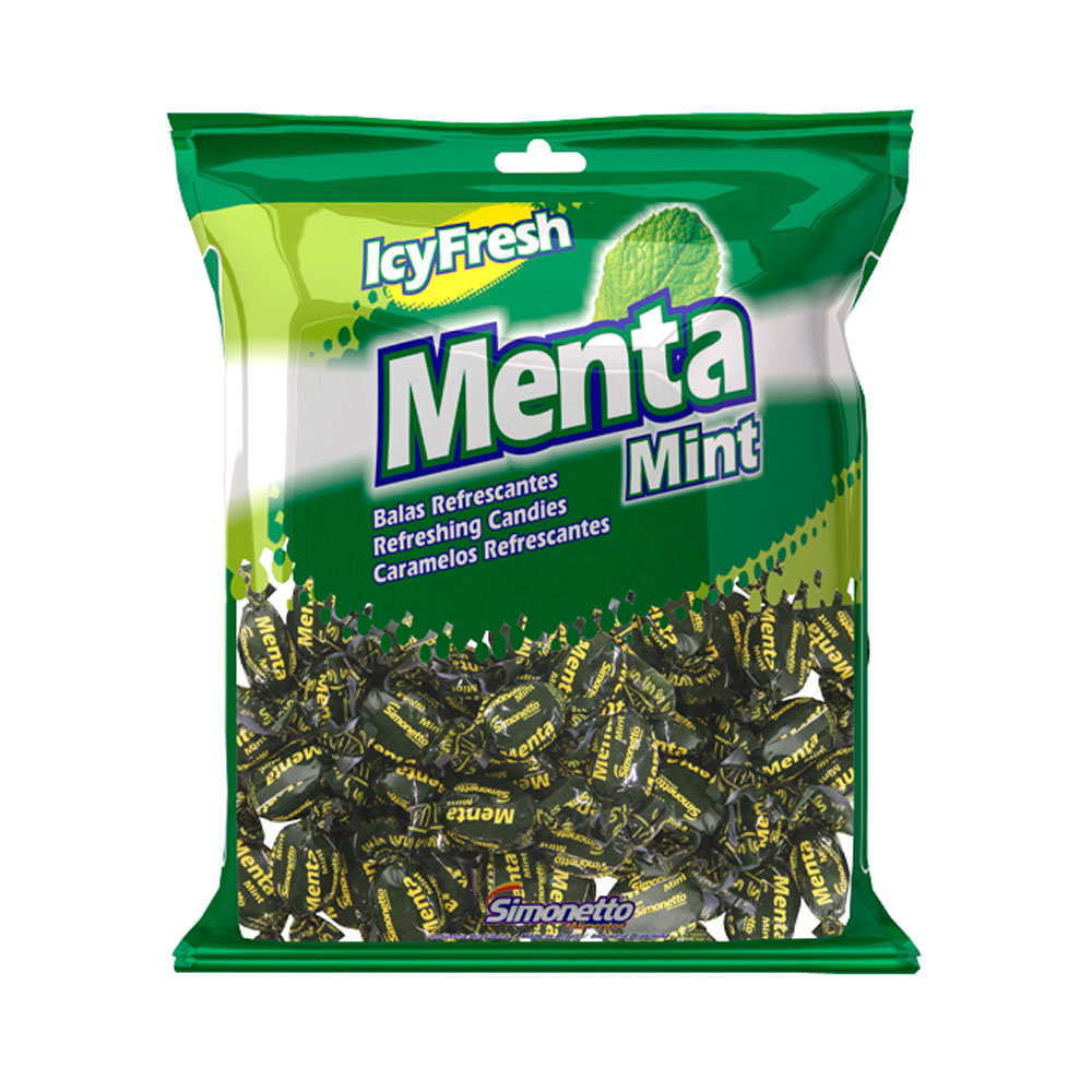 BALA MENTA 500G - SIMONETTO<br> BALA MENTA 500G - SIMONETTO<br>