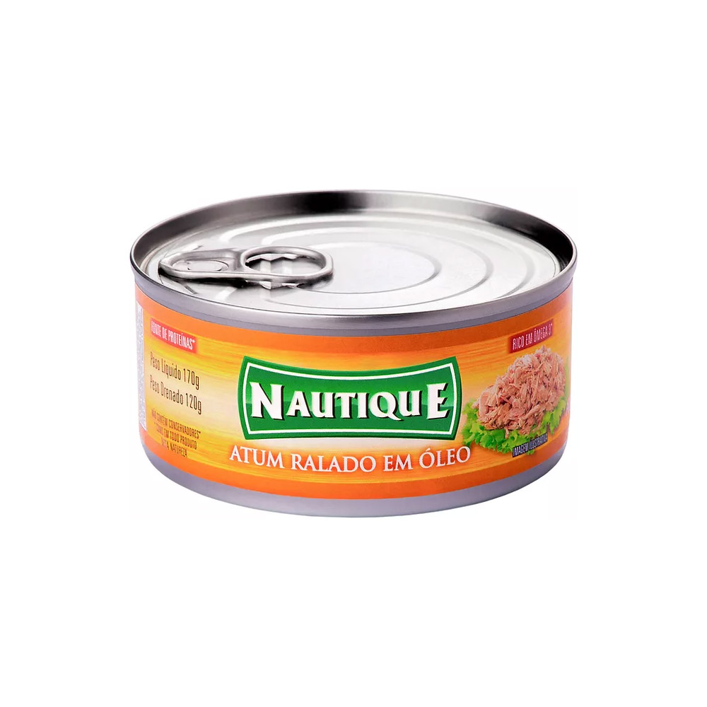 ATUM RALADO EM OLEO NAUTIQUE 170G<br> ATUM RALADO EM OLEO NAUTIQUE 170G<br>