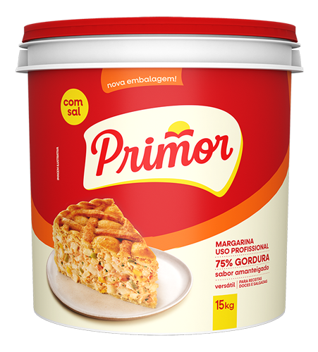 MARGARINA USO PROFISSIONAL 75% PRIMOR 15KG                                                                                                                                                                       MARGARINA USO PROFISSIONAL 75% PRIMOR 15KG