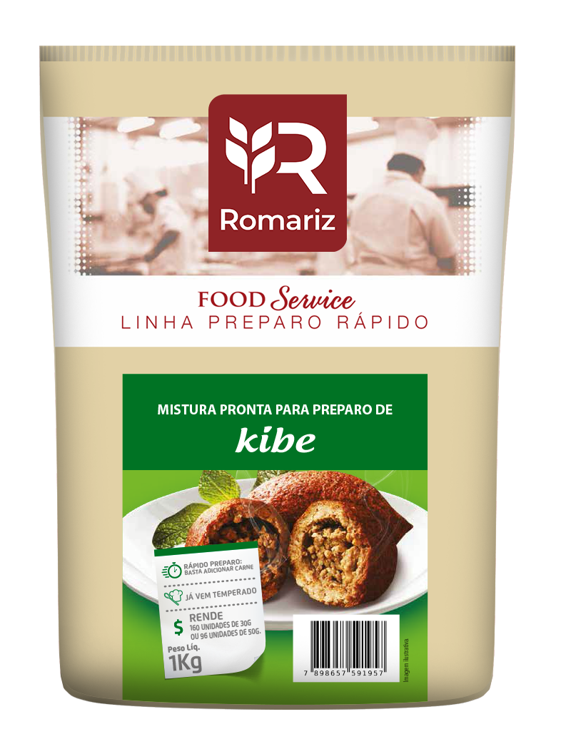 TRIGO PARA KIBE ROMARIZ 500G                                                                                                                                                                               TRIGO PARA KIBE ROMARIZ 500G