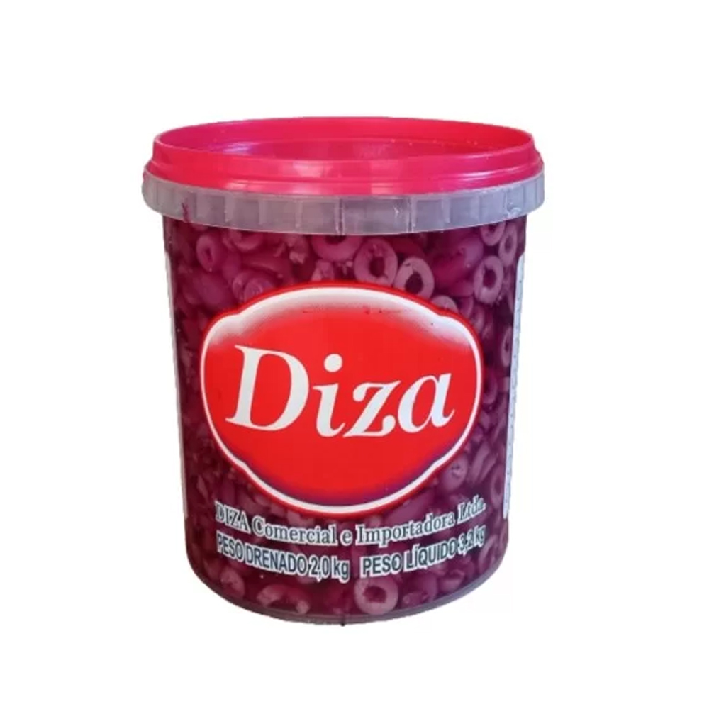 AZEITONA PRETA FATIADA BALDE DIZA 2KG    AZEITONA PRETA FATIADA BALDE DIZA 2KG