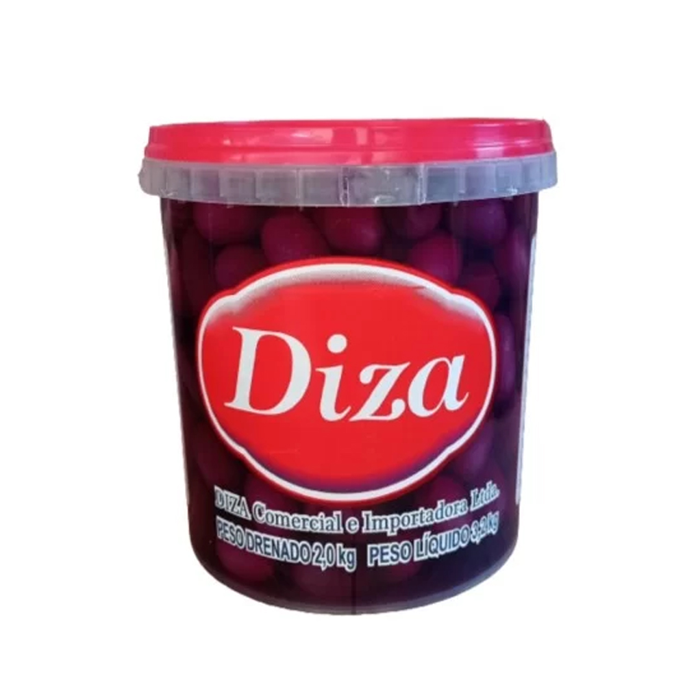 AZEITONA PRETA S/CAROCO BALDE DIZA 2KG<br> AZEITONA PRETA S/CAROCO BALDE DIZA 2KG<br>