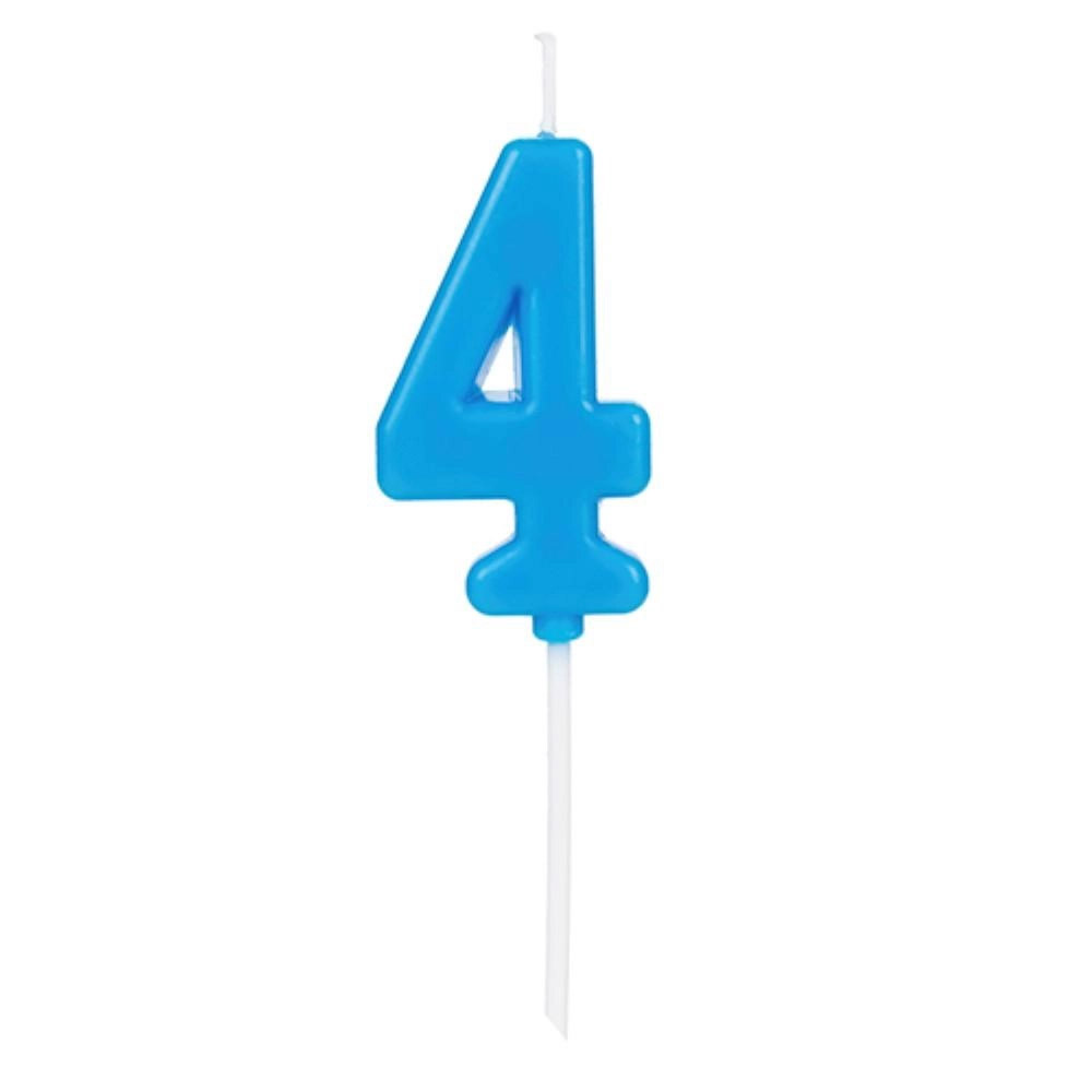 VELA ANIVERSARIO PICK AZUL N4 SILVER<br> VELA ANIVERSARIO PICK AZUL N4 SILVER<br>