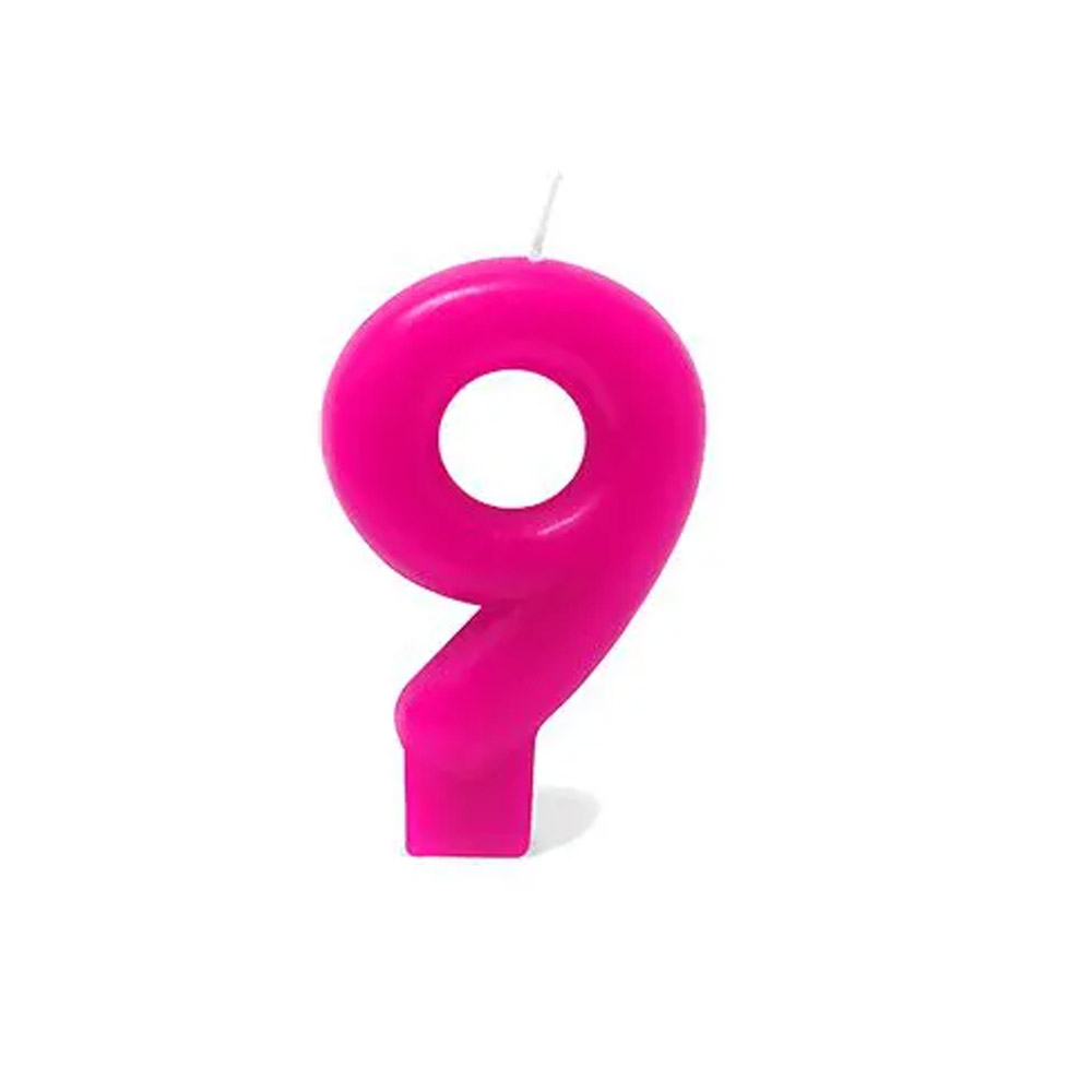 VELA ANIVERSÁRIO PICK ROSA N9 SILVER<br> VELA ANIVERSÁRIO PICK ROSA N9 SILVER<br>