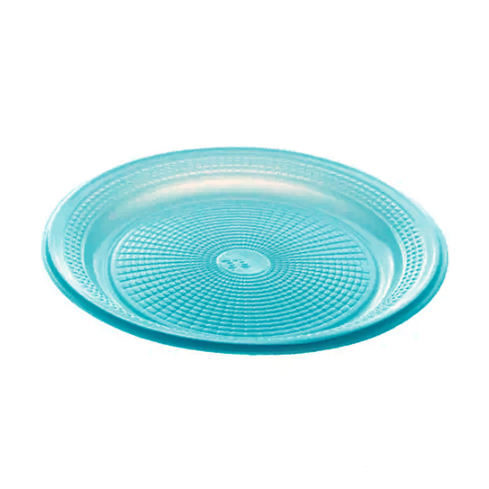 PRATO PLÁSTICO REDONDO 15CM BIODEGRADÁVEL AZUL TRIK C/10<br> PRATO PLÁSTICO REDONDO 15CM BIODEGRADÁVEL AZUL TRIK C/10<br>