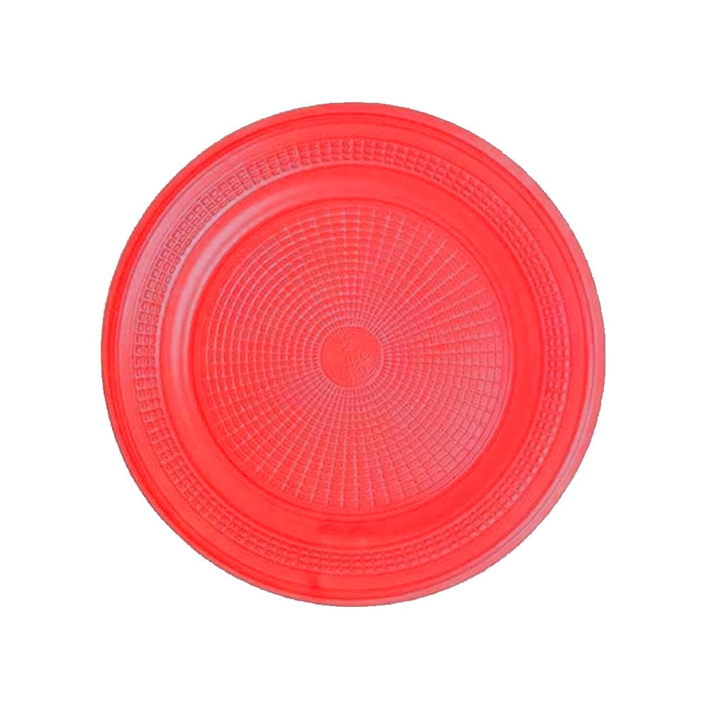 PRATO PLÁSTICO REDONDO 15CM BIODEGRADÁVEL VERMELHO TRIK C/10<br> PRATO PLÁSTICO REDONDO 15CM BIODEGRADÁVEL VERMELHO TRIK C/10<br>
