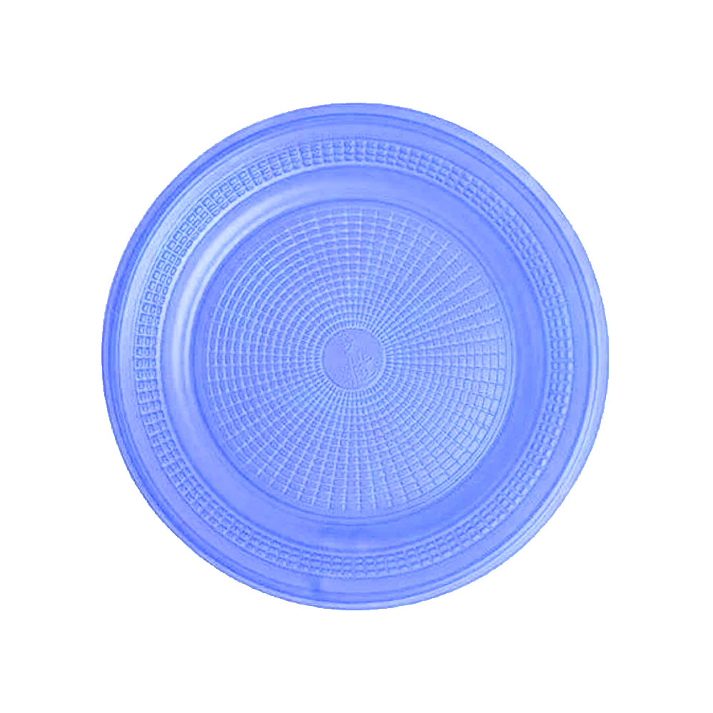 PRATO PLÁSTICO REDONDO 18CM BIODEGRADÁVEL AZUL TRIK C/10<br> PRATO PLÁSTICO REDONDO 18CM BIODEGRADÁVEL AZUL TRIK C/10<br>