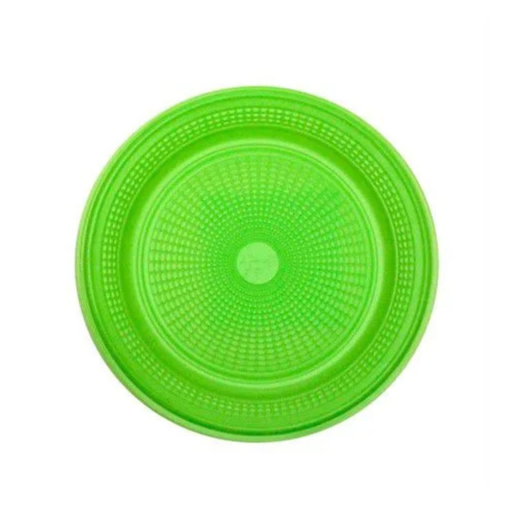 PRATO PLÁSTICO REDONDO 18CM BIODEGRADÁVEL VERDE TRIK C/10<br> PRATO PLÁSTICO REDONDO 18CM BIODEGRADÁVEL VERDE TRIK C/10<br>