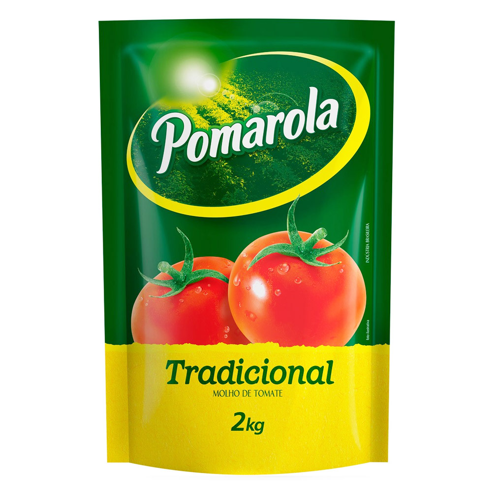 MOLHO DE TOMATE TRADICIONAL POMAROLA 2KG<br> MOLHO DE TOMATE TRADICIONAL POMAROLA 2KG<br>