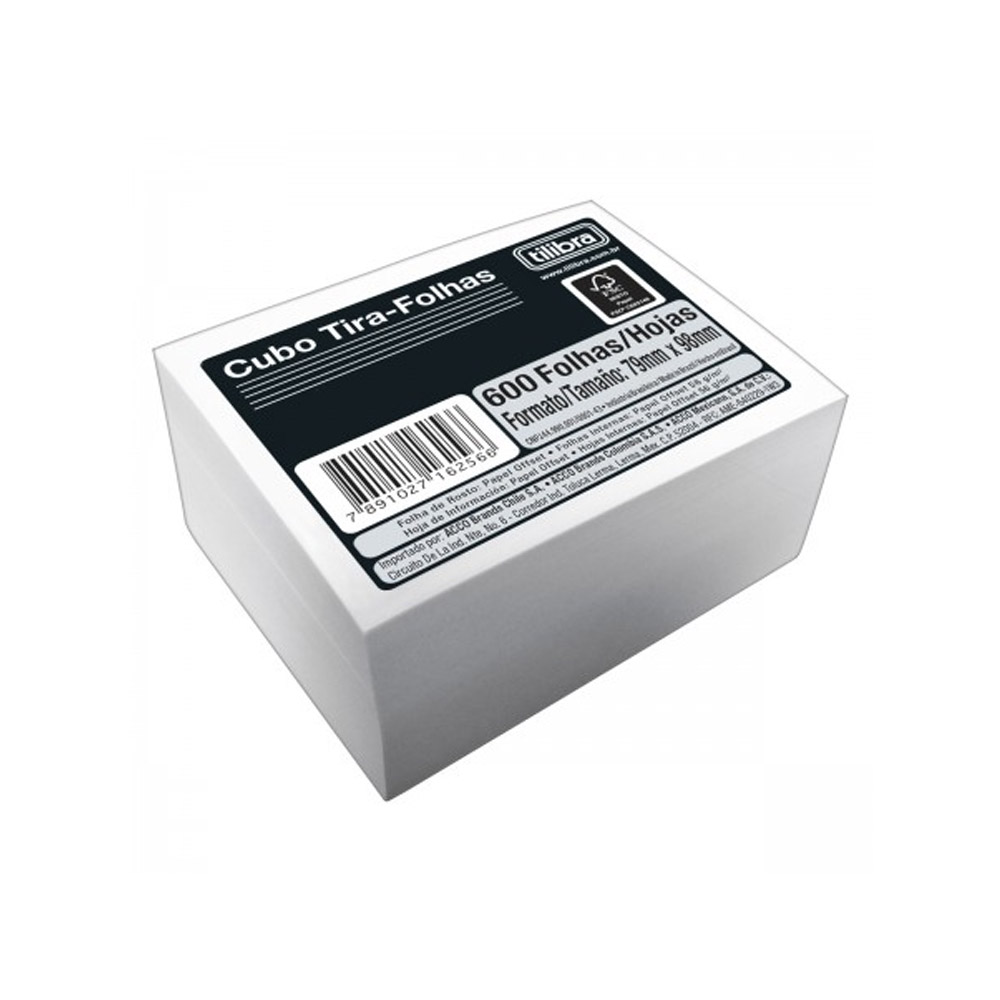 BLOCO TIRA FOLHAS 600FL TILIBRA  BLOCO TIRA FOLHAS 600FL TILIBRA