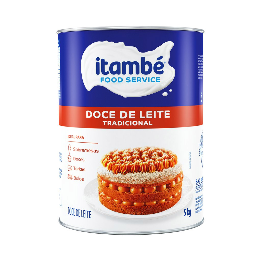 Doce De Leite Tradicional Itambé 5kg Doce De Leite Tradicional Itambé 5kg