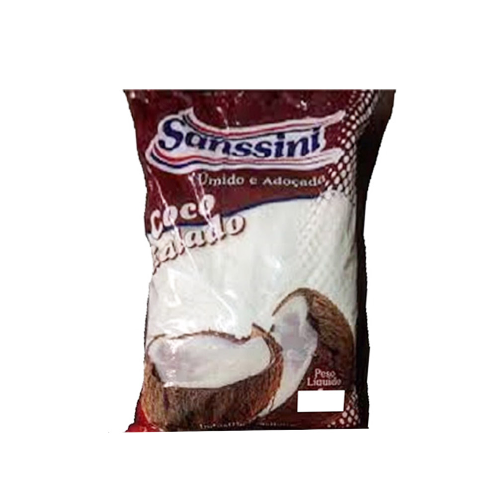 COCO RALADO UMIDO E ADOC SANSSINI 50G                                                                                                                                                                    COCO RALADO UMIDO E ADOC SANSSINI 50G